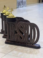 مبخرة خشبية حروف