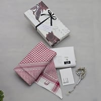 طقم شماغ وقماش دنهل صيفي