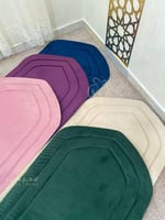 سجادة صلاة مبطنة اسفنج سميكة مع التطريز