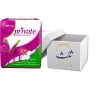 كرتون برايفت فوطة صحية حجم عادي بالأجنحة 30 فوطة ا...