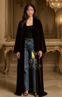 مخمل الـروڤان البُنّي الملكي