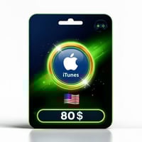 بطاقة ايتونز 80 دولار امريكي