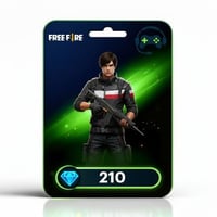 شحن فري فاير 210 جوهرة