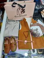 طقم اطفال بني