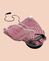 شماغ اطفال الون احمر