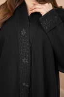 عباية لف تطريز امام وكم . ك