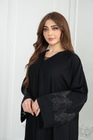 عباية بطرحة كلفة تطريز 3