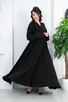 عباية كلوش فتحة كم رودينا