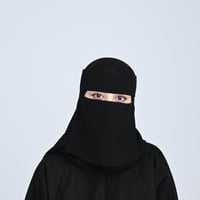 نقاب مقوي قصير مطاط قصير