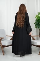 عباية بطرحة كلفة تطريز 3