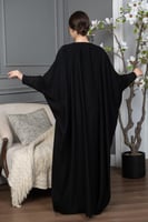 عبايه بشت مغلقه كم مطاطي