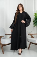 عباية بطرحة كلفة تطريز 3