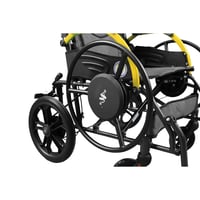 كرسي الومنيوم خفيف الوزن 46 سم - بخاصية الدفع الذا...