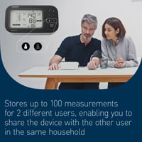 أومرون M7 جهاز قياس ضغط الدم الذكي مع الكشف التلقا...