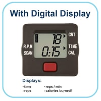 دراجة تمارين ميني محمولة بمقاومة قابلة للتعديل - ج...