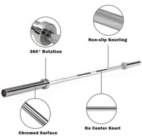 بار مقاس اولمبي طول 150 سم