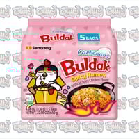 ساميانج بولداك كاربونارا نودلز رامن بنكهة الدجاج و...