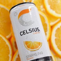 مشروب سيلسيوس الطاقة الفوار - نكهة البرتقال (علبة...