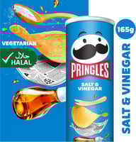 برنجلز بطاطس ملح وخل كبير 165 جم | Pringles Salt &...