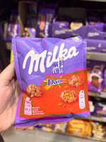 شوكولاتة ميلكا دايم سناكس – شوكولاتة مع كراميل مقر...