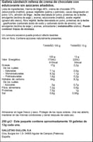قولن بسكويت ساندوتش بالكاكاو بدون سكر مضاف 250 جم...