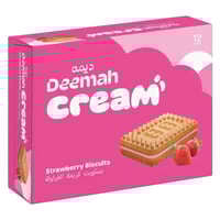 بسكويت ديمة بكريمة الفراولة | Deemah Strawberry Cr...