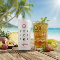 شاي مثلج بنكهة الفواكه الاستوائية من ZOI | ZOI Tro...