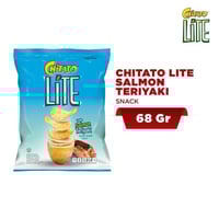 شيبس شيتاتو لايت بنكهة السلمون ترياكي | Chitato Li...