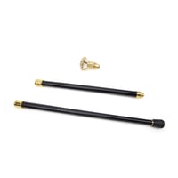 عكاز ذهبي بشكل الماسة