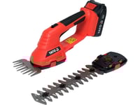 مقص أعشاب وشجيرات لاسلكي 18V + بطارية 2AH + شاحن Y...