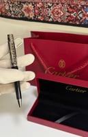 قلم اسود مطعم بفضي