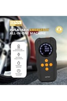 بطارية متنقلة مدمجه باشتراك للسيارة ومنفاخ متعدد ا...