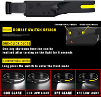 كشاف رأس قابل لاعادة الشحن متعدد الاستخدامات