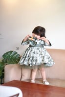 فستان بتصميم ملكي green