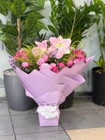 باقة ورد بيبي روز مشكل