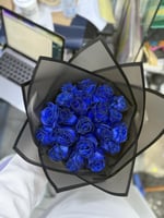 باقة ورد ازرق غامق