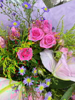 باقة ورد بيبي روز مشكل