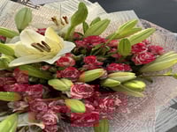 باقة ورد طبيعي (الاناقة)