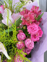 باقة ورد بيبي روز مشكل