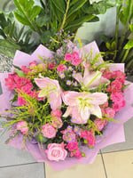 باقة ورد بيبي روز مشكل