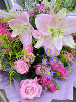 باقة ورد بيبي روز مشكل