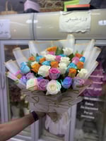 باقة ورد طبيعي