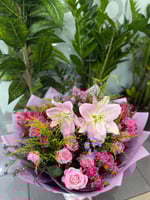 باقة ورد بيبي روز مشكل