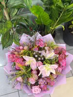 باقة ورد بيبي روز مشكل