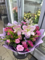 باقة ورد بيبي روز مشكل