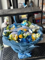 بترفلاي بوكيه (ازرق)