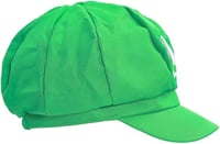 قبعة لويجي الخضراء المنفوخة