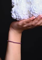 اسورة فضة عيار S925 (فصوص زيركون بينك)