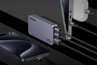 شاحن يوجرين Nexode Pro، قدرة 65 واط، 3 منافذ USB-C...