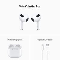 سماعة أبل (إيربودز 3 - AirPods 3) بلوتوث - ضمان سن...